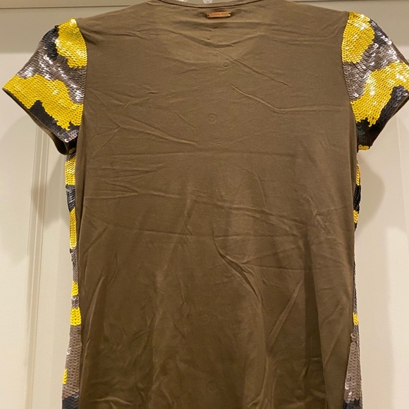 Michael Kors SS top sequin design with cotton back. SizeS NWT - Picture 4 of 4